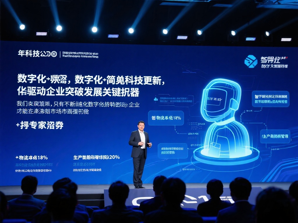 年会上，某科技公司CEO分享了他们通过大数据和人工