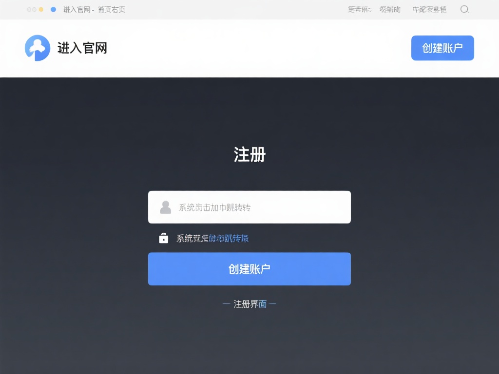 进入官网后，在首页右上角或中部明显位置，您会看到“