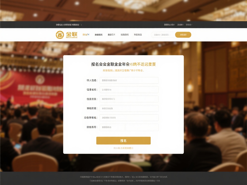 报名参加金联金年会并不复杂，但需要严格按照步骤进行