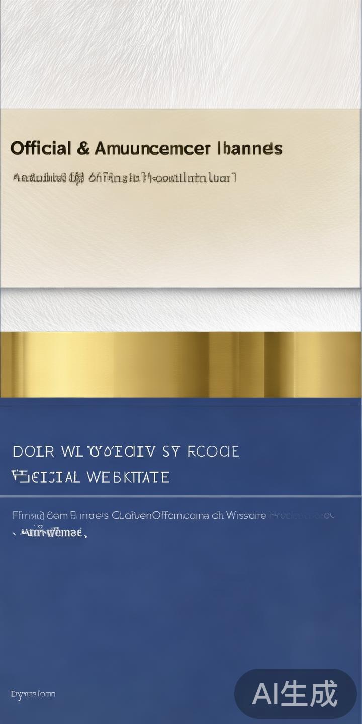 官方公告与官方渠道：&nbsp;企业或主办方一般会在官方公告